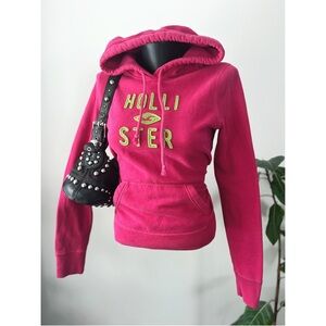 Vintage 2007 Hollister | Pink Y2K Pullover Hoodie
